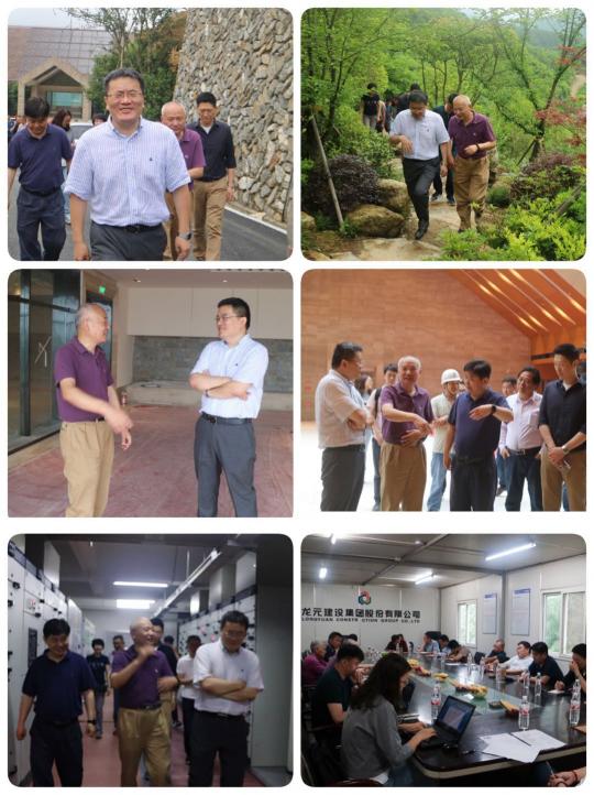 集團總裁蔣高明率聯合檢查組赴天溪湖酒店現場開展聯合檢查